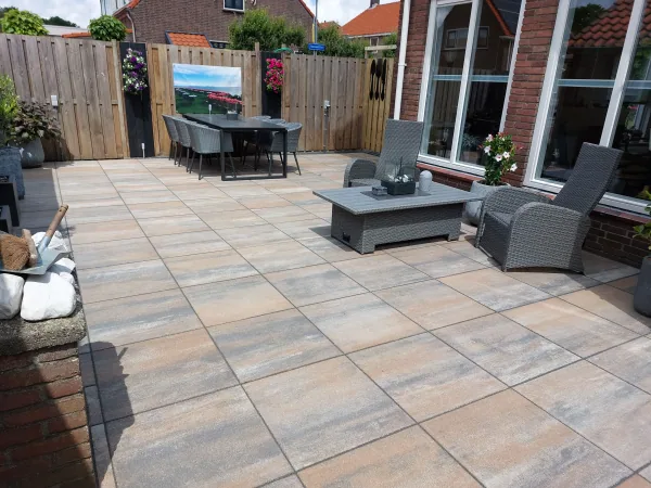 Tuinaanleg Zoetermeer - terras aanleg